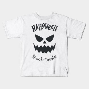 Pumpkin Face Spook-Tacular Halloween Classic Vintage Kids T-Shirt